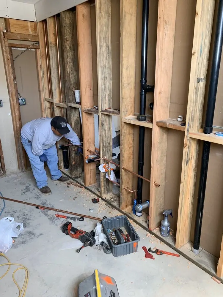 Commercial rough-in plumbing for Gas Line Repair in Chino Hills